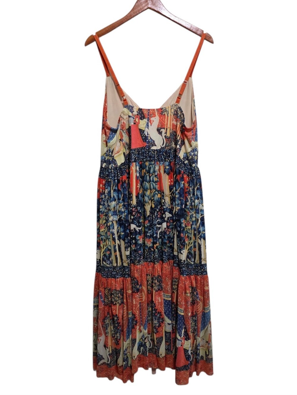 Blackmilk Tapestry Sheer Maxi Dress The Lady and The Unicorn Size Large - Picture 3 of 4